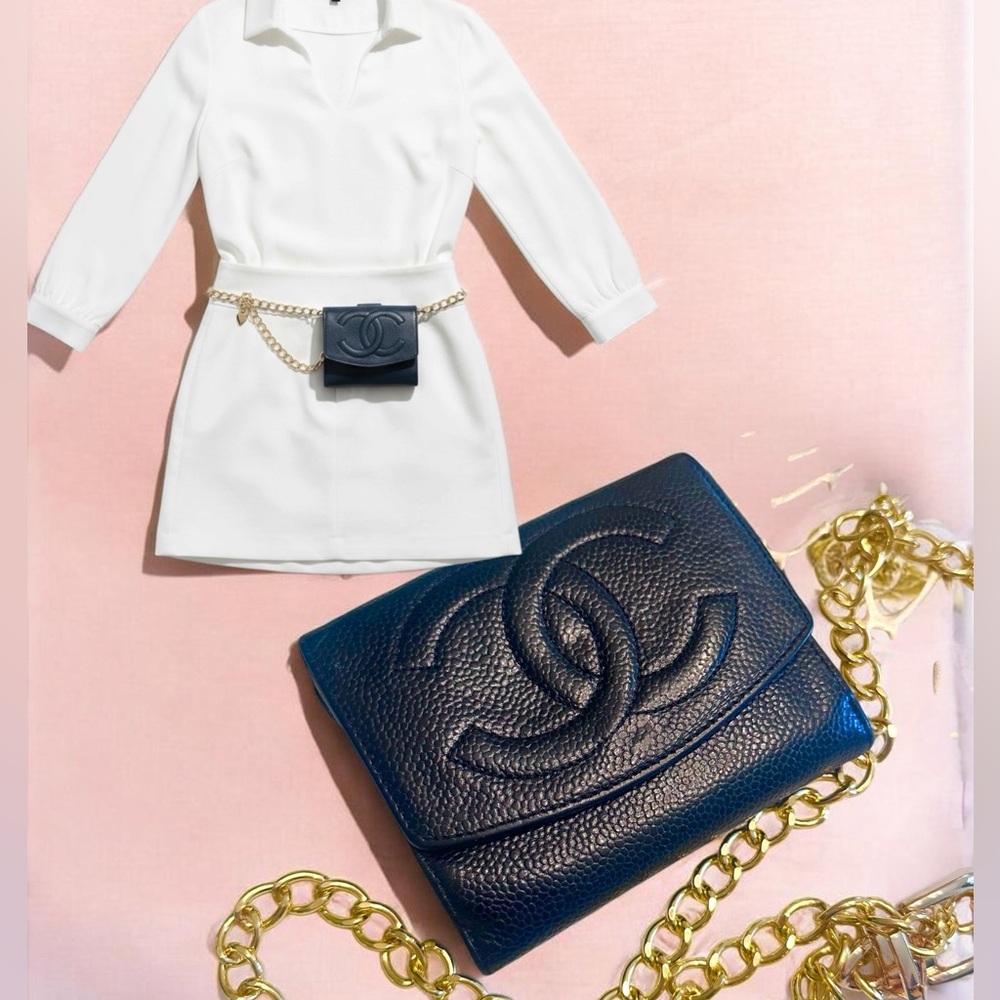 Chanel Caviar Mini Bag with Belt Chain - Picture 10 of 13
